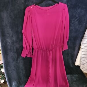Vintage Magenta Ragtime Dress